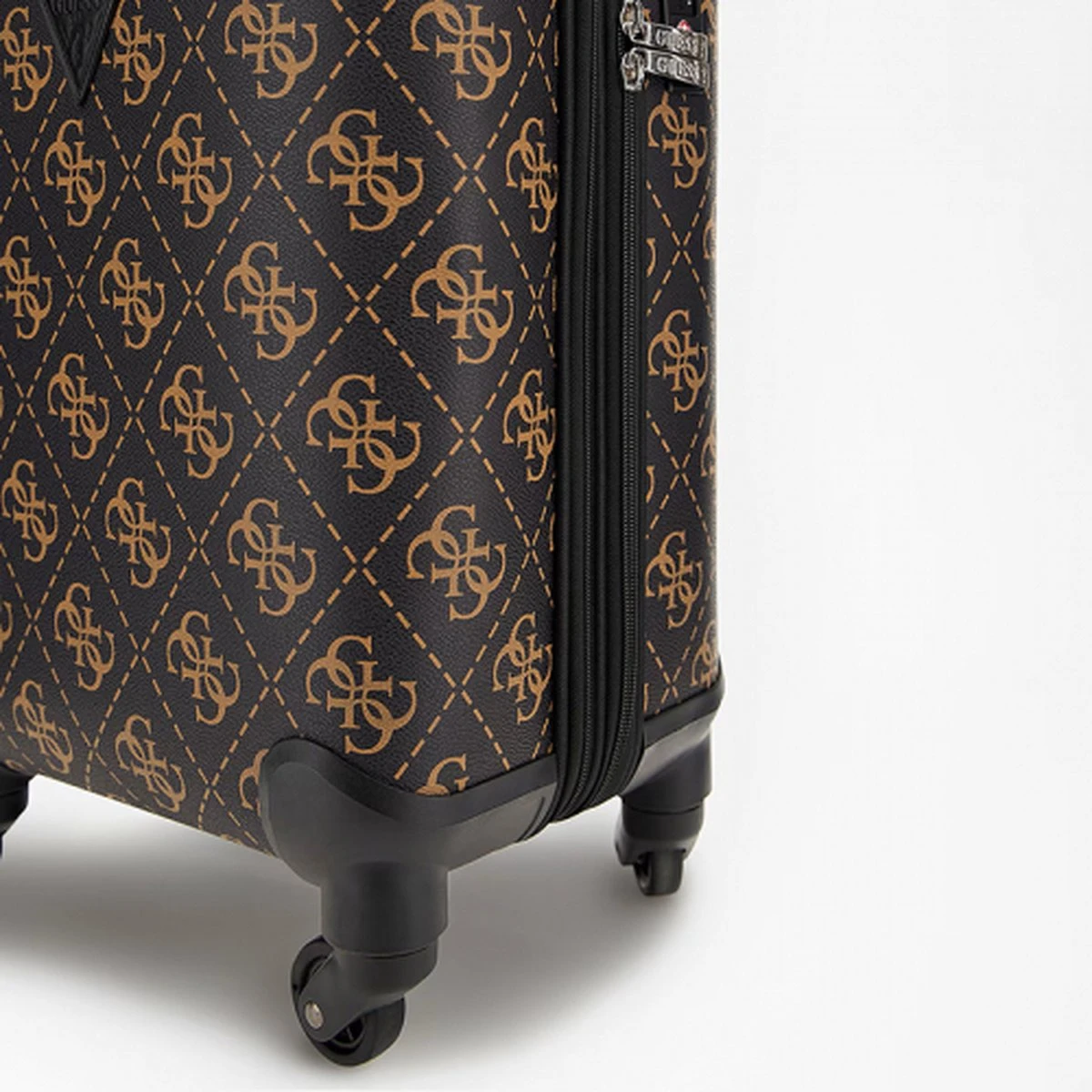 Guess Handbagage Koffer / Trolley / Reiskoffer - 50 Cm - 25 Liter - Wilder - Bruin 12 Guess Handbagage Koffer / Trolley / Reiskoffer - 50 Cm - 25 Liter - Wilder - Bruin - Afbeelding 10