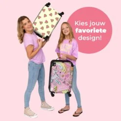 NoBoringSuitcases.com® Koffer - Roze - Eenhoorn - Skateboard - Tekening - Past Binnen 55x40x20 Cm En 55x35x25 Cm - Handbagage - Trolley - Fotokoffer - Cabin Size - Print 18 NoBoringSuitcases.com® Koffer - Roze - Eenhoorn - Skateboard - Tekening - Past Binnen 55x40x20 Cm En 55x35x25 Cm - Handbagage - Trolley - Fotokoffer - Cabin Size - Print -Koffer Winkel 1200x1200 857