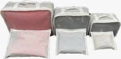 Packing Cubes Set 6-Delig – Kleding Organizer Voor Koffers, Tassen En Backpack - MYHOME24 -Koffer Winkel 1200x581 1