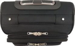 SB Travelbags Bagage Stoffen Koffer 75cm 4 Wielen Trolley - Zwart -Koffer Winkel 1200x729