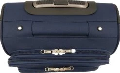 SB Travelbags Bagage Stoffen Koffer 75cm 4 Wielen Trolley - Blauw 16 SB Travelbags Bagage Stoffen Koffer 75cm 4 Wielen Trolley - Blauw -Koffer Winkel 1200x736 1