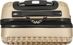 SB Travelbags Handbagage Koffer 51cm 4 Wielen Trolley - Champagne -Koffer Winkel 1200x745