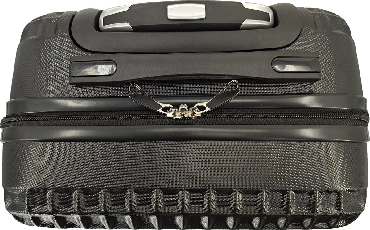 SB Travelbags Handbagage Koffer 51cm 4 Wielen Trolley - Zwart 12 SB Travelbags Handbagage Koffer 51cm 4 Wielen Trolley - Zwart - Afbeelding 10