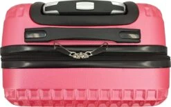 SB Travelbags Handbagage Koffer 51cm 4 Wielen Trolley - Roze 18 SB Travelbags Handbagage Koffer 51cm 4 Wielen Trolley - Roze -Koffer Winkel 1200x750