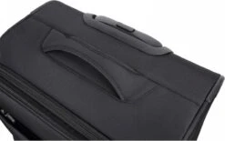 Decent D-Upright Large Koffer - 76 Cm Expandable - TSA Slot - Zwart -Koffer Winkel 1200x754