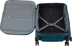 Samsonite Reiskoffer Met Laptopvak - Respark Spinner 55/20 Strict (Handbagage) Grey Print -Koffer Winkel 1200x769