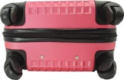 SB Travelbags Handbagage Koffer 55cm 4 Wielen Trolley - Roze 18 SB Travelbags Handbagage Koffer 55cm 4 Wielen Trolley - Roze -Koffer Winkel 1200x773 1
