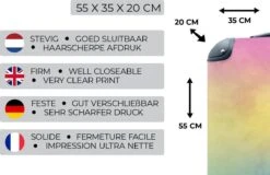 Koffer - Meisje - Regenboog - Trap - Wolken - Kinderen - Koffer Meisje - 35x55x20 Cm - Handbagage - Trolley - Reiskoffer 13 Koffer - Meisje - Regenboog - Trap - Wolken - Kinderen - Koffer Meisje - 35x55x20 Cm - Handbagage - Trolley - Reiskoffer -Koffer Winkel 1200x779 3