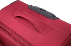 Decent D-Upright Handbagage Koffer - 55 Cm - TSA Slot - Bordeaux Rood -Koffer Winkel 1200x786