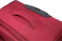 Decent D-Upright Medium Koffer - 66 Cm Expandable - TSA Slot - Bordeaux Rood -Koffer Winkel 1200x787