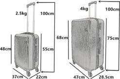 SB Travelbags Kofferset - 2 Delige -Grijs - 75cm/55cm 18 SB Travelbags Kofferset - 2 Delige -Grijs - 75cm/55cm -Koffer Winkel 1200x797