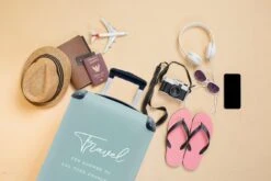 MuchoWow® Koffer - Spreuken - Quotes - The Answer To All Your Problems - Travel - Reizen - Past Binnen 55x40x20 Cm En 55x35x25 Cm - Handbagage - Trolley - Fotokoffer - Cabin Size - Print -Koffer Winkel 1200x800 19