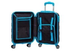 Decent Lumi Fix Handbagage Koffer - 55 Cm - Black/Blue 25 Decent Lumi Fix Handbagage Koffer - 55 Cm - Black/Blue -Koffer Winkel 1200x800 61