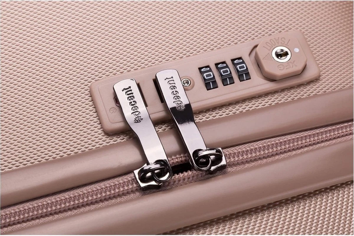 Decent Tranporto-One Handbagage Koffer 55 Cm - Zalmroze 14 Decent Tranporto-One Handbagage Koffer 55 Cm - Zalmroze - Afbeelding 12