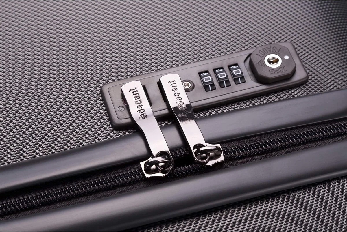 Decent Tranporto-One Grote Koffer - 76 Cm - TSA Slot - Anthracite 10 Decent Tranporto-One Grote Koffer - 76 Cm - TSA Slot - Anthracite - Afbeelding 8