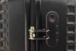 SB Travelbags Handbagage Koffer 55cm 4 Wielen Trolley - Zwart -Koffer Winkel 1200x809 1