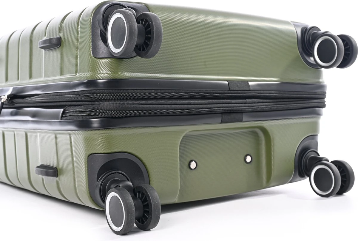 Jump Arogado - Reiskoffer - 66 Cm - 4 Wielen - TSA-Cijferslot - Kaki 8 Jump Arogado - Reiskoffer - 66 Cm - 4 Wielen - TSA-Cijferslot - Kaki - Afbeelding 6