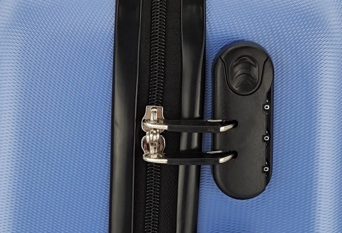 SB Travelbags Bagage Koffer 65cm 4 Wielen Trolley - Blauw 8 SB Travelbags Bagage Koffer 65cm 4 Wielen Trolley - Blauw - Afbeelding 6