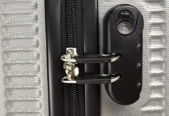 Handbagage Koffer 51cm 4 Wielen Trolley - Zilver -Koffer Winkel 1200x826 1