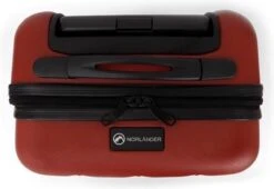 Norländer Cabin Size Trolley Squared Rood 10 Norländer Cabin Size Trolley Squared Rood -Koffer Winkel 1200x826
