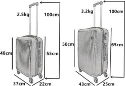 SB Travelbags Kofferset - 2 Delige -Zwart - 65cm/55cm 16 SB Travelbags Kofferset - 2 Delige -Zwart - 65cm/55cm -Koffer Winkel 1200x831 12