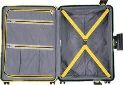 CarryOn Steward Kofferset - 2-delige TSA Trolleyset Met Kliksloten - Dubbele Wielen - Groen -Koffer Winkel 1200x831 15