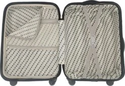 SB Travelbags Handbagage Koffer 55cm 4 Wielen Trolley - Blauw 18 SB Travelbags Handbagage Koffer 55cm 4 Wielen Trolley - Blauw -Koffer Winkel 1200x833