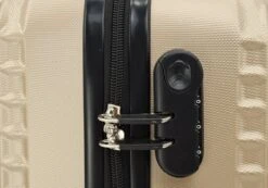 SB Travelbags Handbagage Koffer 51cm 4 Wielen Trolley - Champagne -Koffer Winkel 1200x839