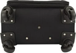 SB Travelbags Bagage Stoffen Koffer 75cm 4 Wielen Trolley - Zwart -Koffer Winkel 1200x846 2