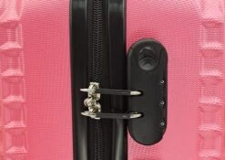 SB Travelbags Handbagage Koffer 51cm 4 Wielen Trolley - Roze 21 SB Travelbags Handbagage Koffer 51cm 4 Wielen Trolley - Roze -Koffer Winkel 1200x848