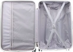 Royal Swiss - Reis Koffer - 76cm - Cijferslot- Lichtgewicht Koffer - 4 Wielen - Silver -Koffer Winkel 1200x856