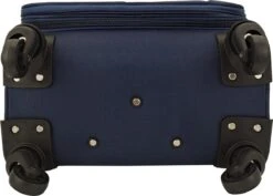SB Travelbags Bagage Stoffen Koffer 75cm 4 Wielen Trolley - Blauw 13 SB Travelbags Bagage Stoffen Koffer 75cm 4 Wielen Trolley - Blauw -Koffer Winkel 1200x859 2