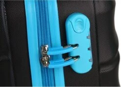 Decent Lumi Fix Handbagage Koffer - 55 Cm - Black/Blue 24 Decent Lumi Fix Handbagage Koffer - 55 Cm - Black/Blue -Koffer Winkel 1200x866 1