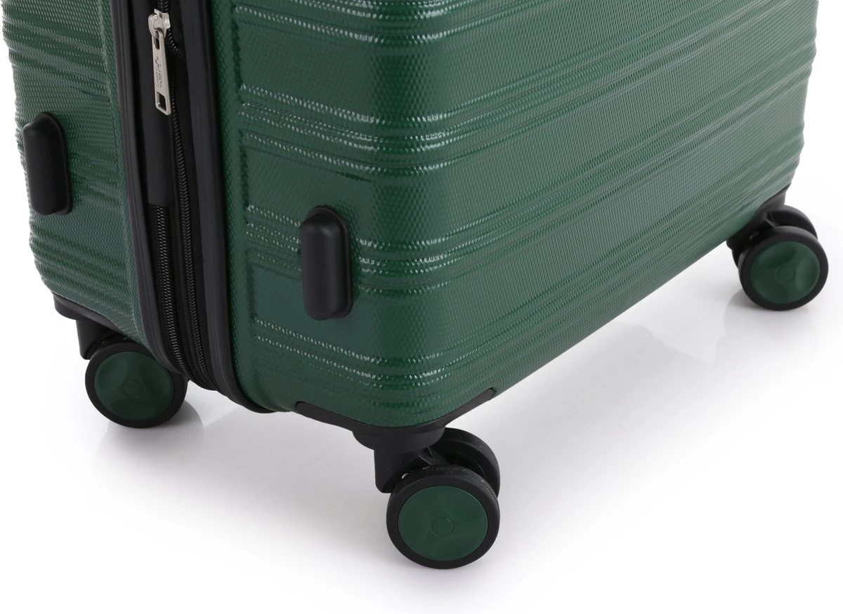 **ACTIE** NDK Swiss - Kofferset - 3 Delig - 4 Wielen - Groen 8 **ACTIE** NDK Swiss - Kofferset - 3 Delig - 4 Wielen - Groen - Afbeelding 6