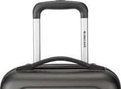 Decent Handbagage Koffer / Trolley / Reiskoffer - 42 Cm - 24 Liter - ABS - Maxi Air - Grijs -Koffer Winkel 1200x888