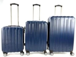 AATravel XL Reiskoffer - Trolley ABS - Met Dubbele Wielen - 75 Cm - 97 Liter - Blauw -Koffer Winkel 1200x900 5