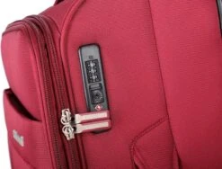 Decent D-Upright Handbagage Koffer - 55 Cm - TSA Slot - Bordeaux Rood -Koffer Winkel 1200x913 5