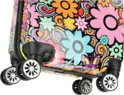 Decent Forenza Handbagage Koffer - 55 Cm - Flowers -Koffer Winkel 1200x920