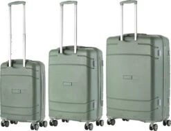 TravelZ Big Bars Kofferset - Trolleyset 3-delig Met TSA-slot - Olijf -Koffer Winkel 1200x922 1
