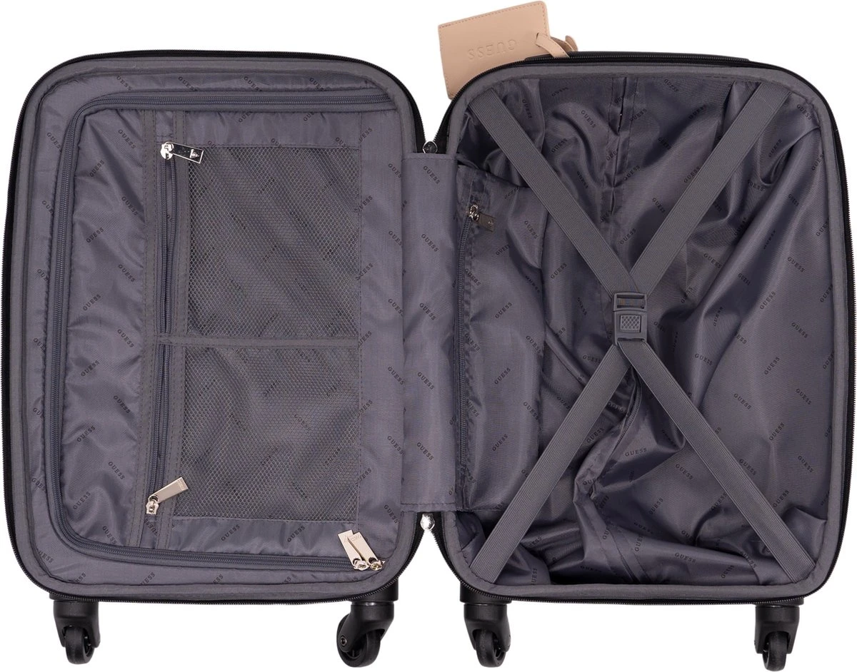 Guess Wilder 18 In 4 Dames Reiskoffer - Zwart 6 Guess Wilder 18 In 4 Dames Reiskoffer - Zwart - Afbeelding 4