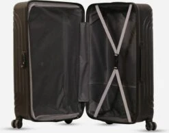 ©TROLLEYZ - Florence No.7 - Reiskoffer 78cm Met TSA Slot - Dubbele Wielen - 360° Spinners - 100% ABS - Reiskoffer In Night Black 14 ©TROLLEYZ - Florence No.7 - Reiskoffer 78cm Met TSA Slot - Dubbele Wielen - 360° Spinners - 100% ABS - Reiskoffer In Night Black -Koffer Winkel 1200x942 5