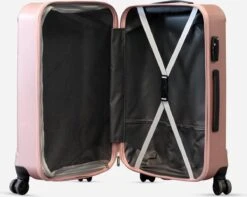 ©TROLLEYZ - Bali No.22 - Reiskoffer 69cm Met TSA Slot - Dubbele Wielen - 360° Spinners - 100% ABS - Reiskoffer In Cosmopolitan Pink -Koffer Winkel 1200x955 1