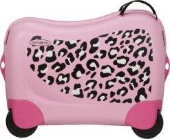 Samsonite - Dream Rider Kinderkoffer Leopard L.4 Wielen (handbagage) -Koffer Winkel 1200x977 1