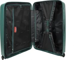 Decent CROSS-ONE PP Trolley 76 Cm - 94 Liter - TSA Slot - Darkgreen -Koffer Winkel 1200x980 1