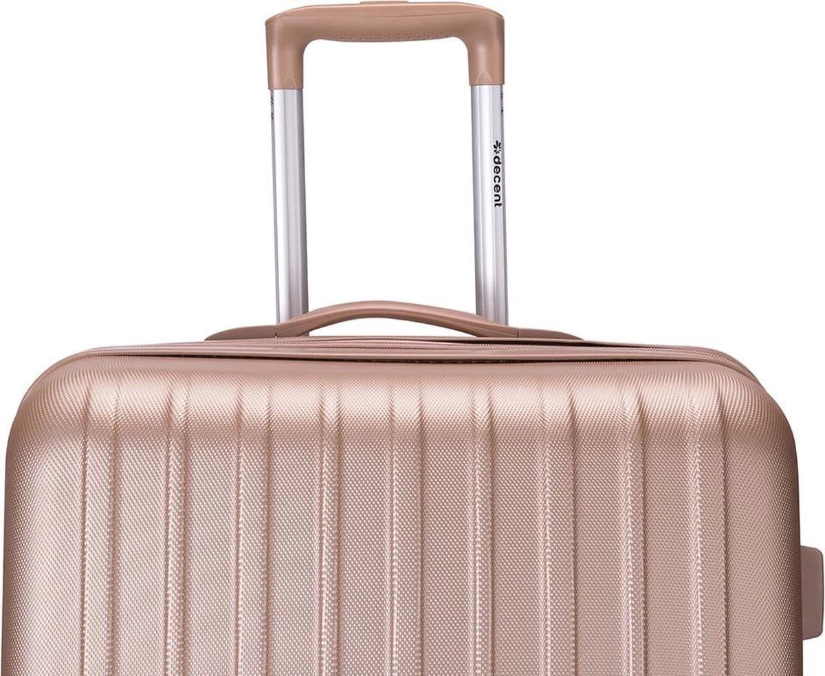 Decent Tranporto-One Handbagage Koffer 55 Cm - Zalmroze 12 Decent Tranporto-One Handbagage Koffer 55 Cm - Zalmroze - Afbeelding 10