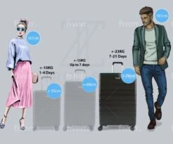 ©TROLLEYZ - Amsterdam No.9 - Reiskoffer 78cm Met TSA Slot - Dubbele Wielen - 360° Spinners - 100% ABS - Reiskoffer In Night Black -Koffer Winkel 1200x997 14