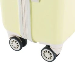 Decent Star Maxx Handbagage Koffer - 55 Cm - TSA Slot - Pastel Geel -Koffer Winkel 1200x998 1