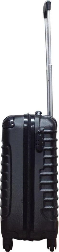 Castillo Quadrant 2 Delige ABS Kofferset (XL + S) - Zwart -Koffer Winkel 284x1200