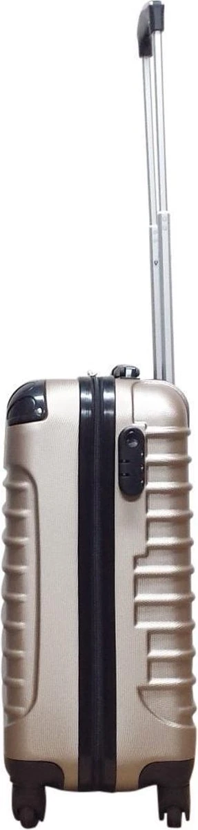 Castillo Quadrant 2 Delige ABS Kofferset (XL + S) - Champagne 7 Castillo Quadrant 2 Delige ABS Kofferset (XL + S) - Champagne - Afbeelding 5