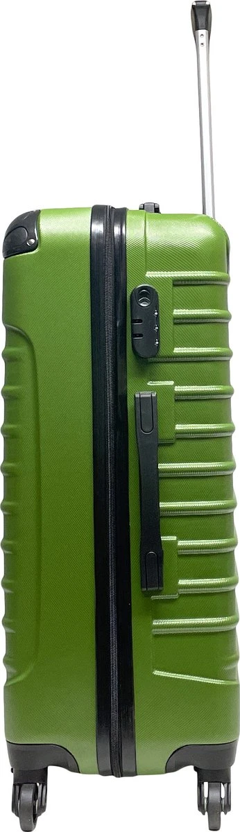 Castillo Trimix 3 Delige ABS Kofferset - Groen 4 Castillo Trimix 3 Delige ABS Kofferset - Groen - Afbeelding 2